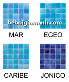 Gạch kính bể bơi NIEBLA